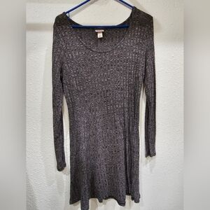 Massimo Supply - grey tweed dress - size large